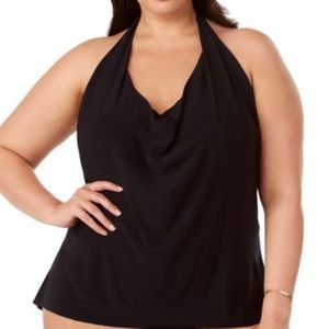 Magicsuit Plus Solid Tankini Top 16W